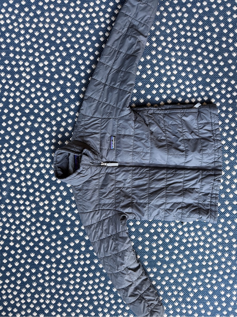 Patagonia Kids Gray Quilted Puffer Jacket